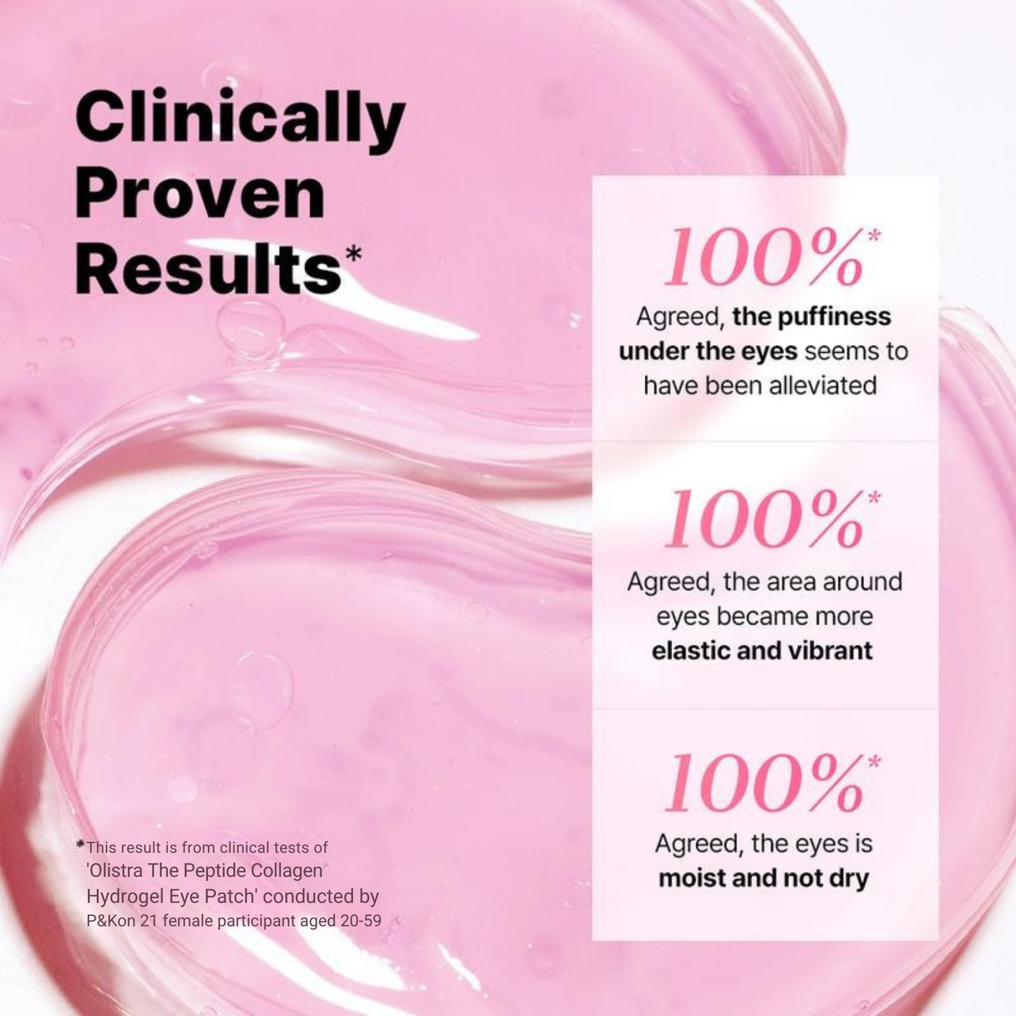 OLISTRA - Peptide Collagen Hydrogel Eye Patches